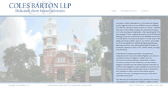 Desktop Screenshot of colesbarton.com